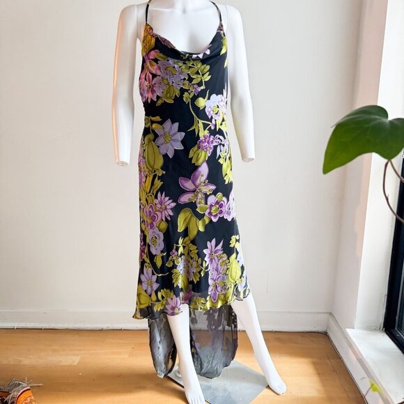 Joseph Ribkoff Bias Cut Floral Slip Dress S/M - Picture 12 of 12